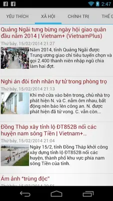 Tin Nhanh android App screenshot 12